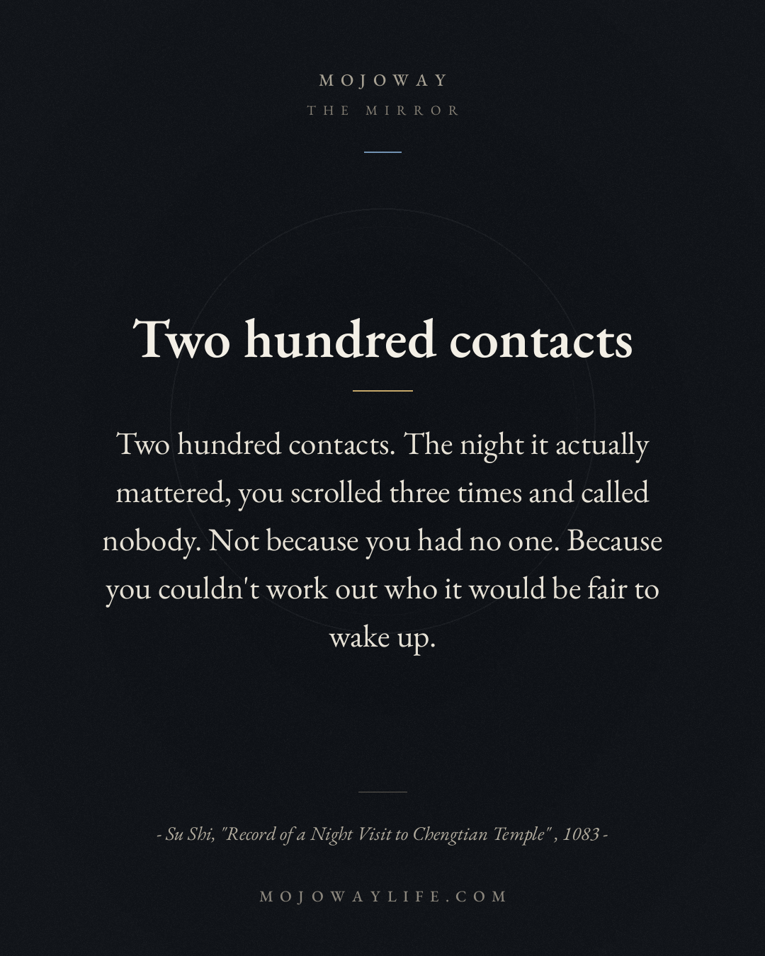 Two hundred contacts