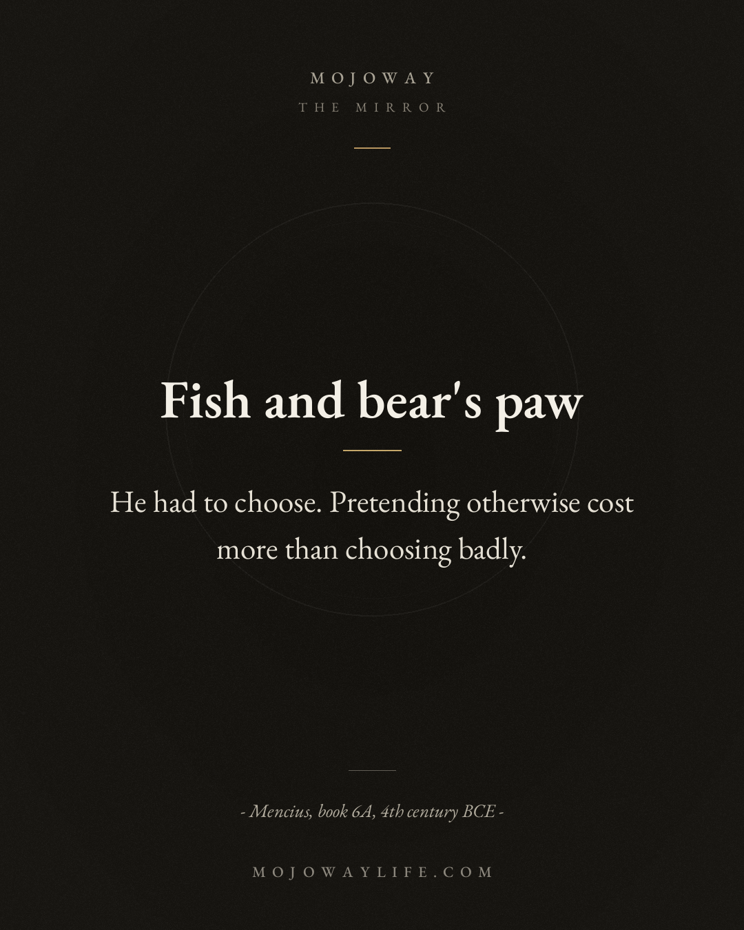 Fish and bear's paw