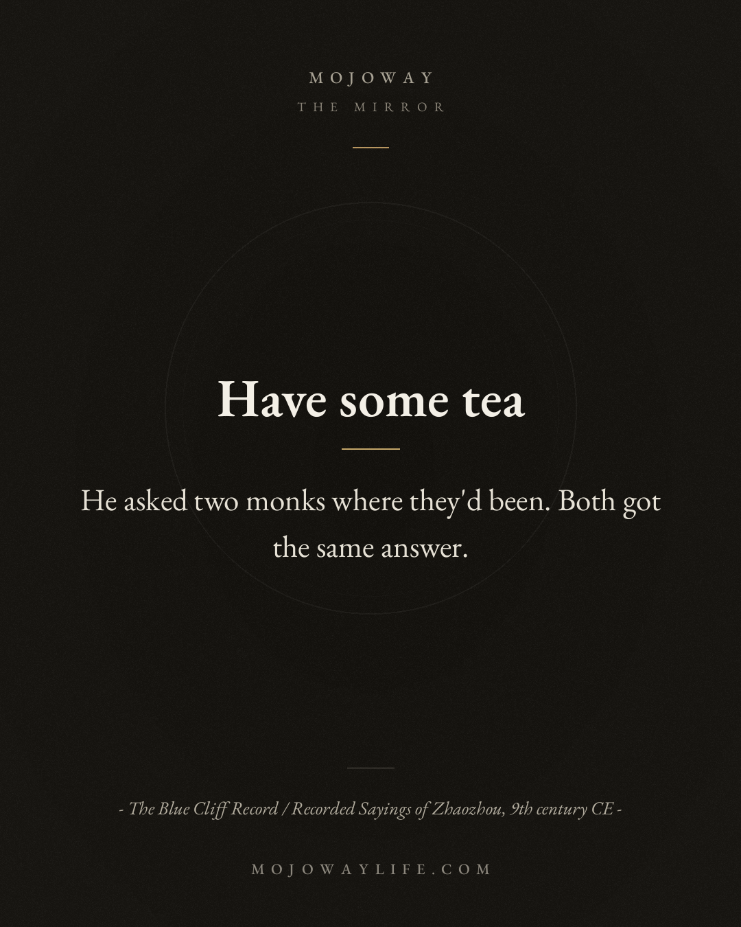 Have some tea