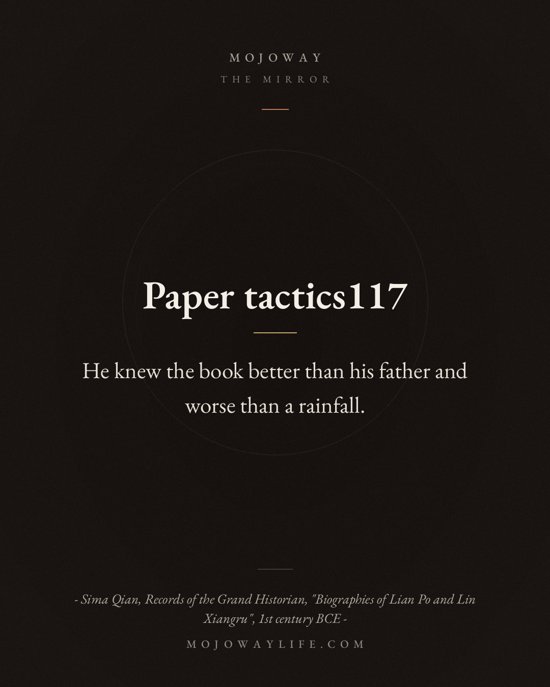 Paper tactics