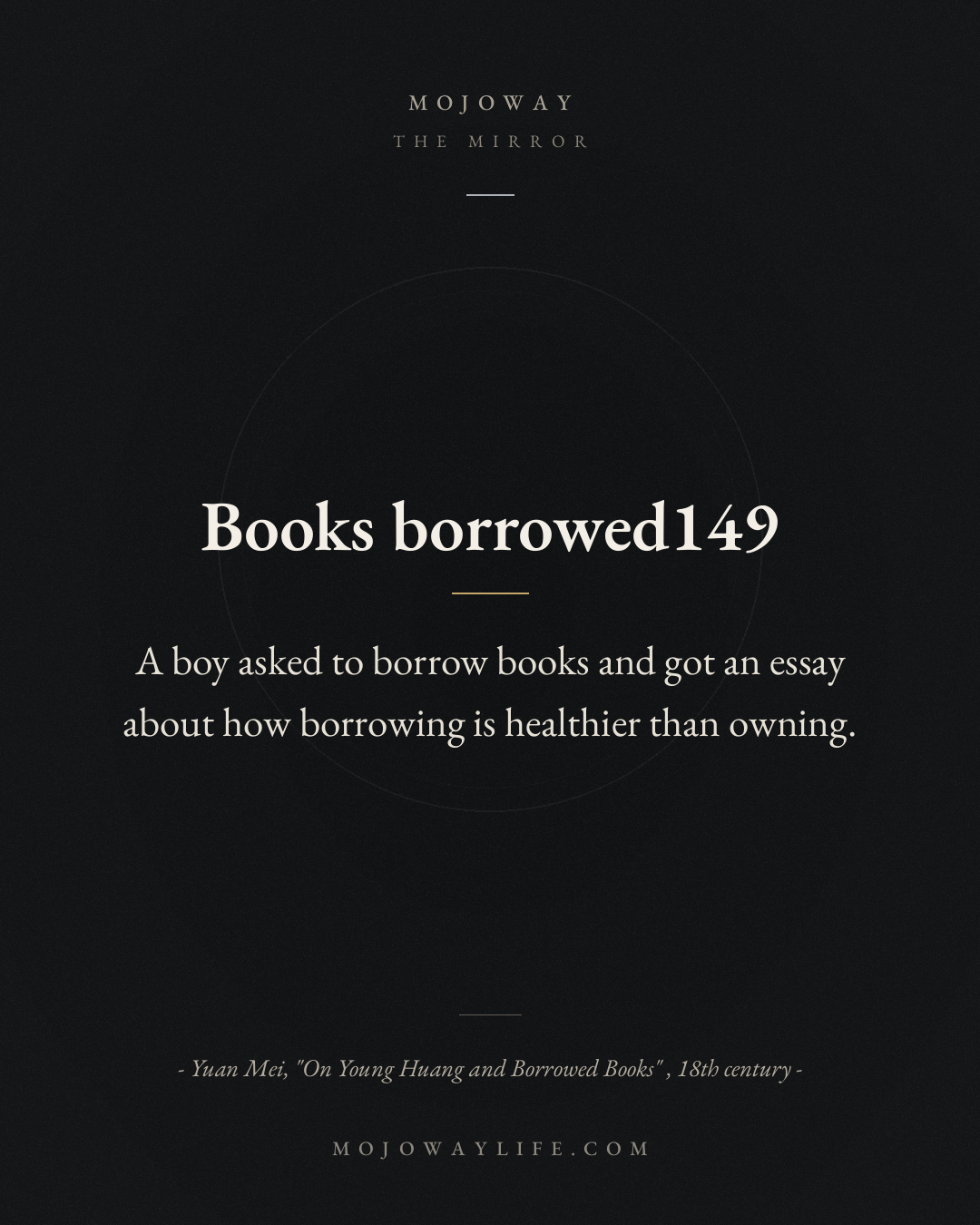Books borrowed