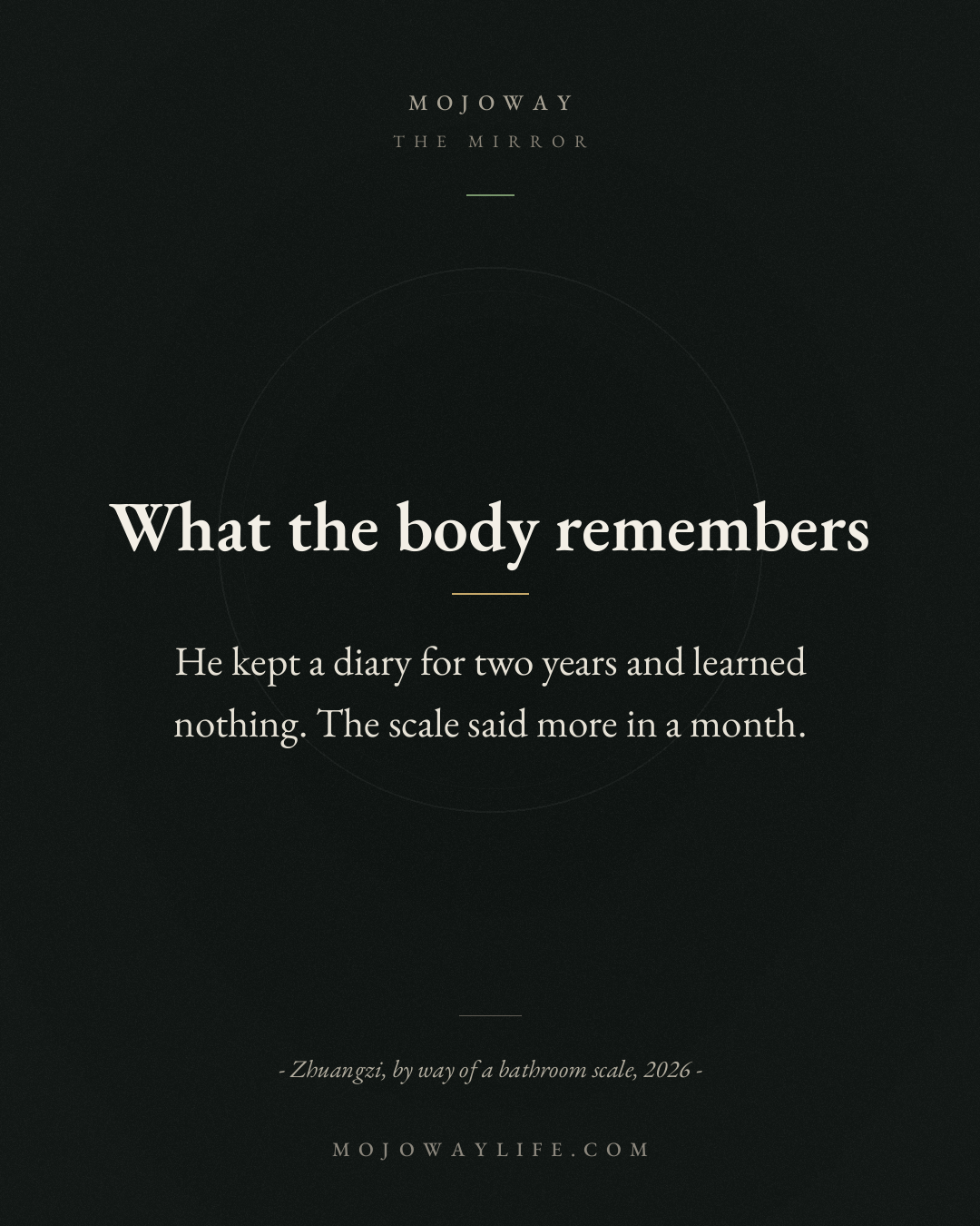 What the body remembers