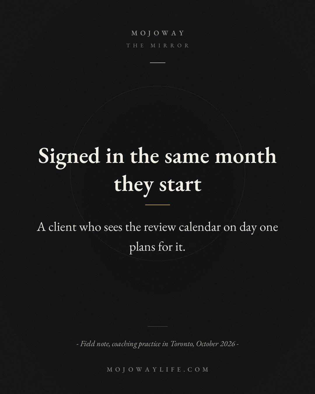 Signed in the same month they start